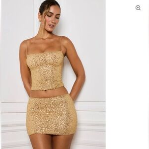 Oh Polly Embellished Gold Set